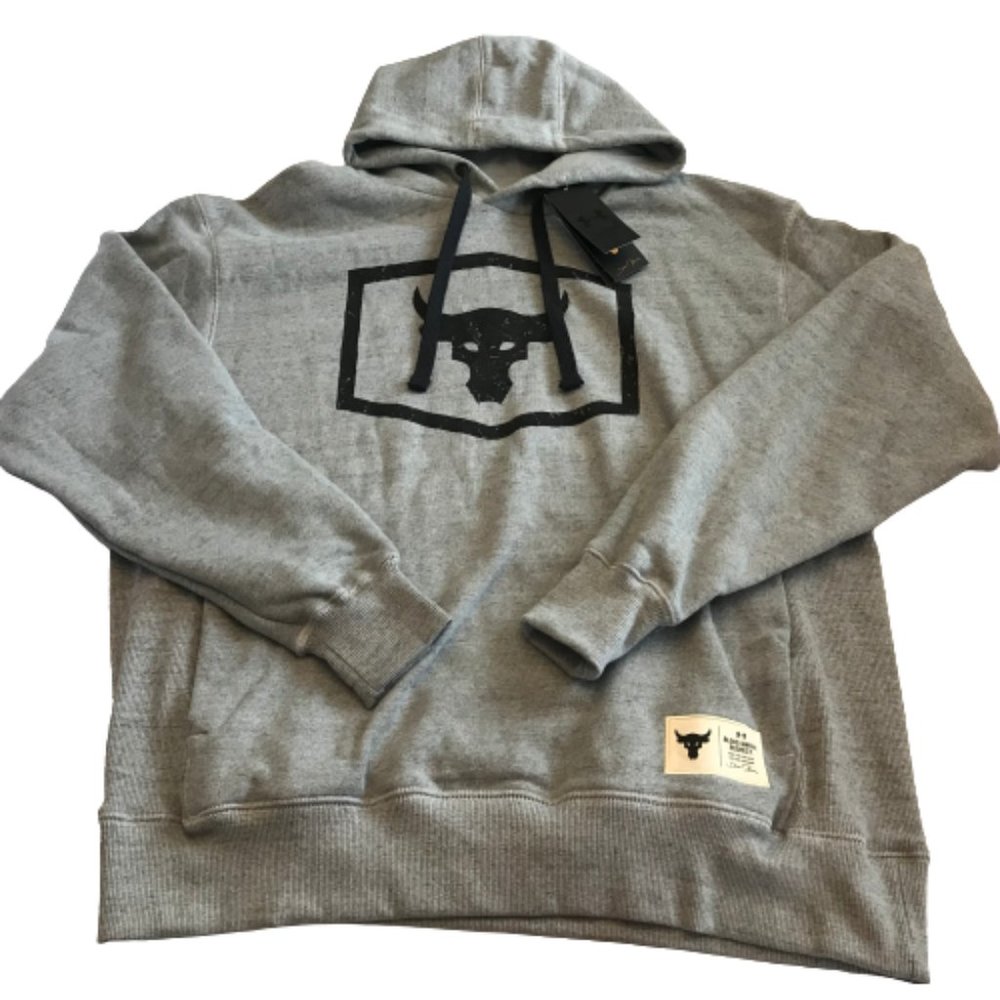 Under Armour Project Rock Gray Heather Heavyweight